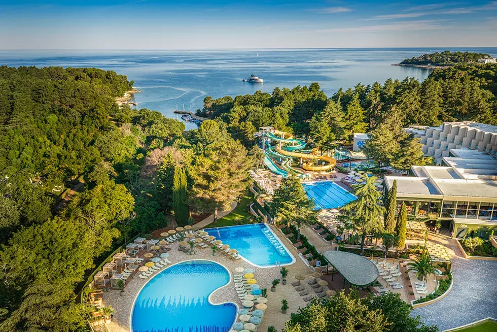 Poreč hotel, pools and Aquapark